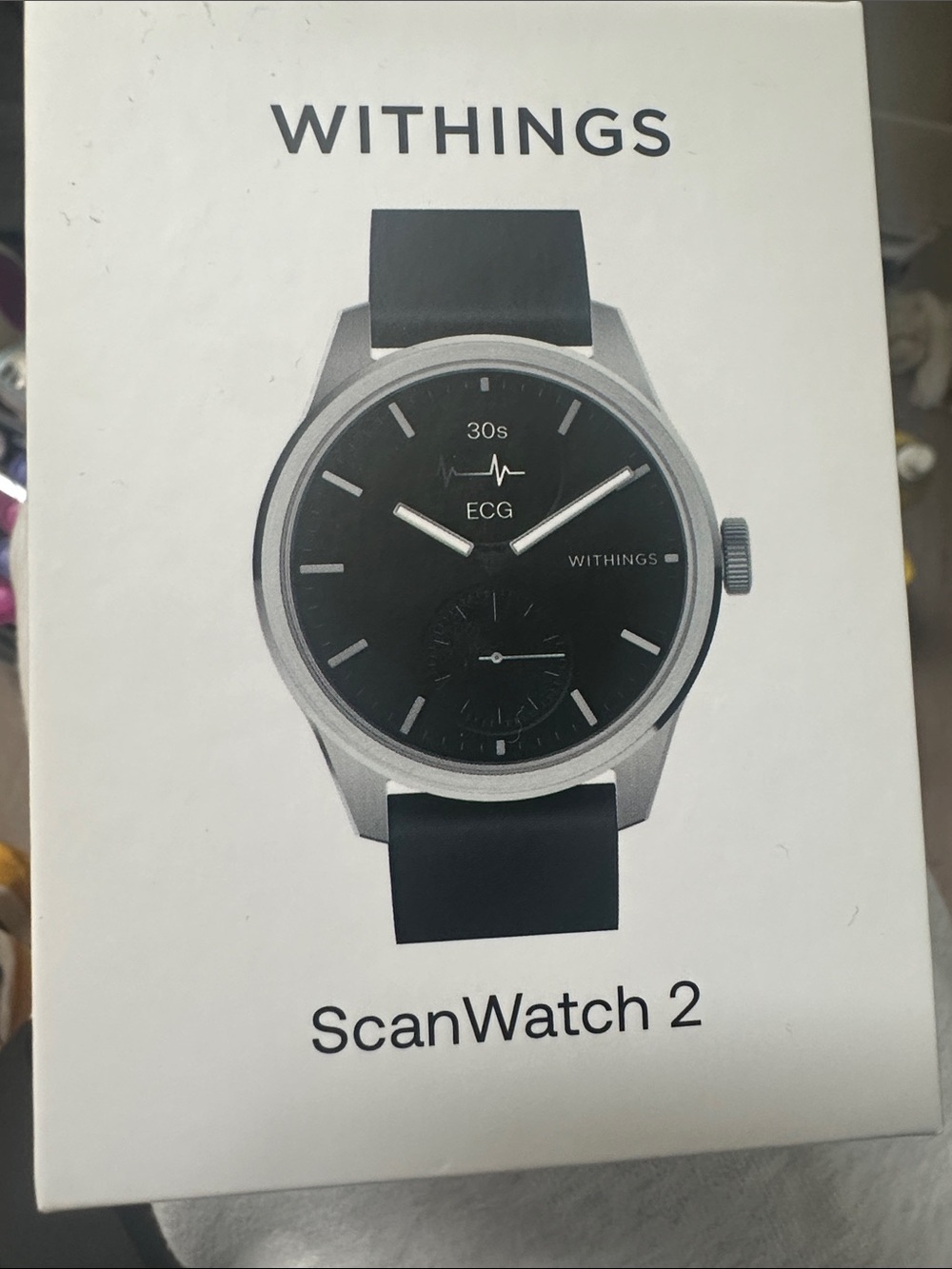 Withings ScanWatch 2 - Black Dial & Black Strap